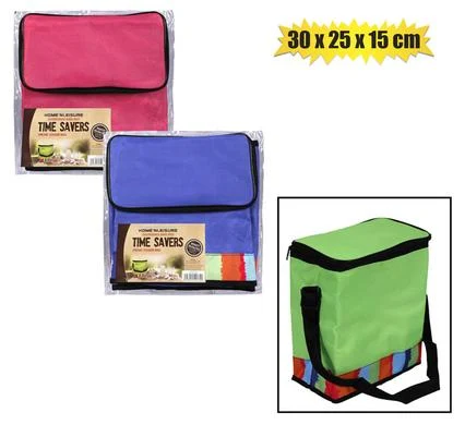 Home 'N Leisure Timesavers Cooler-Bag Nylon Multi Col 30X25X15cm